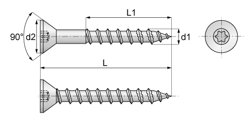 Rawlplug R-LX-HF Concrete Screw bolt Hex-head with Flange Various Sizes 